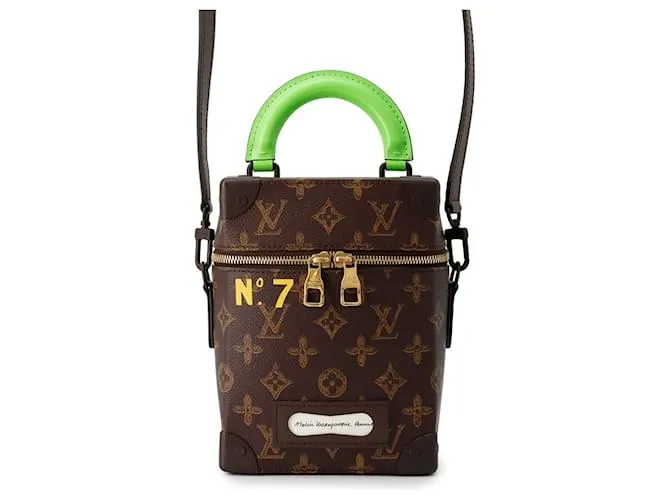 Borsa a mano verticale Monogram Louis Vuitton Verde