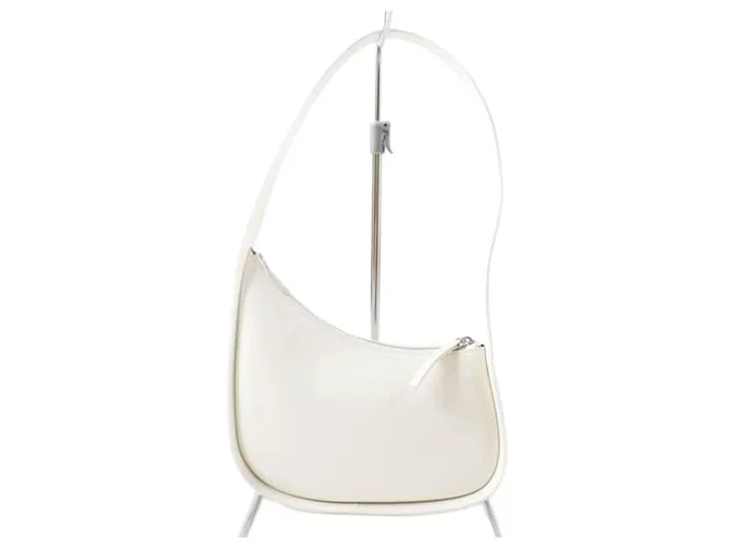 Autre Marque Borsa in pelle Half Moon di THE ROW avorio Bianco Crudo