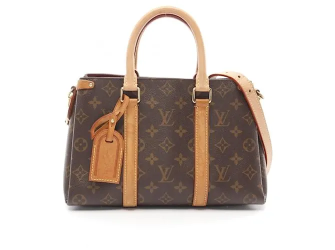 Borsa a mano Louis Vuitton Soufflot BB Monogram Marrone