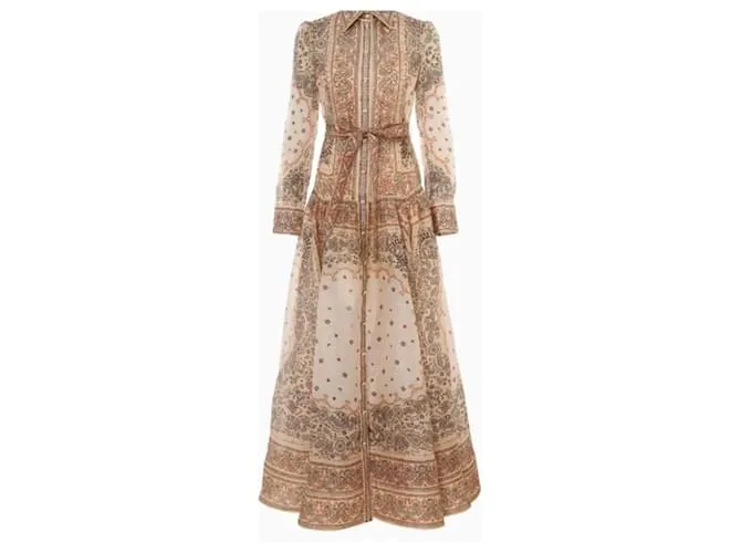 Zimmermann Abito Incontratore Beige