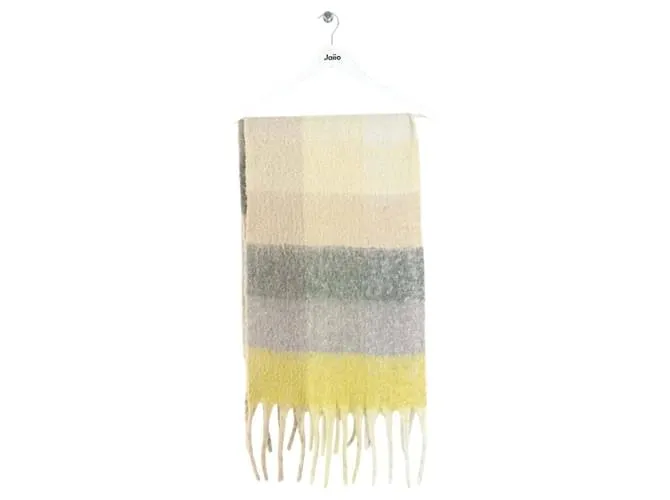 Acne Sciarpa in lana beige