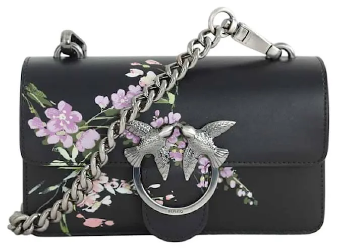 Pinko Borsa a spalla in pelle nera Nero