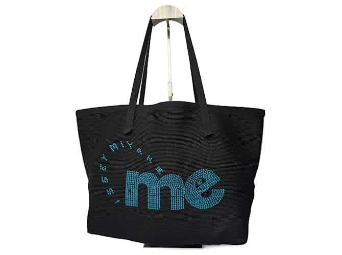 Borsa tote vintage Issey Miyake nera Nero