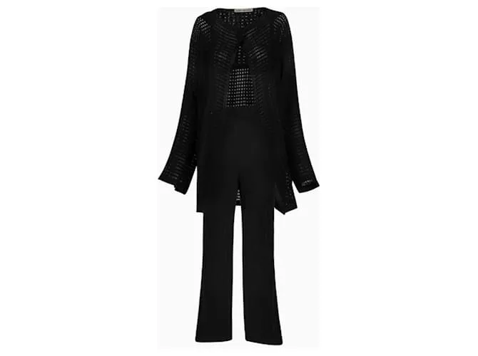 Issey Miyake Set Linear Echo SS1996 Nero