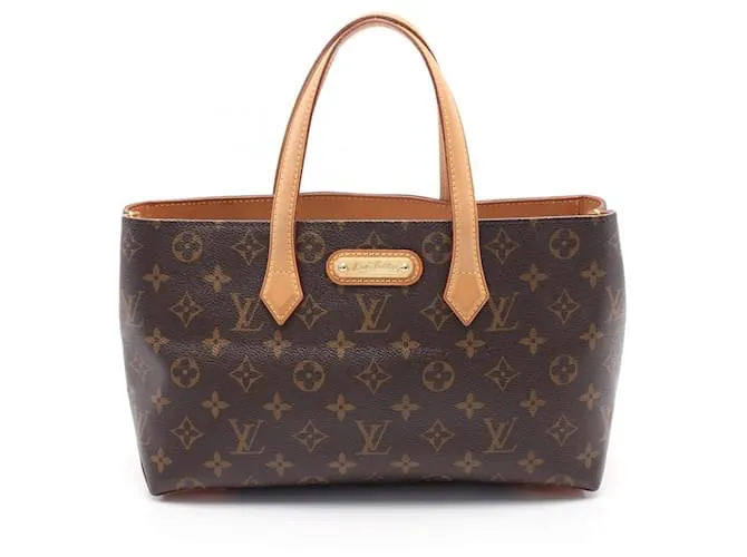 Borsa a mano Monogram Wilshire PM di Louis Vuitton Marrone Bronzo