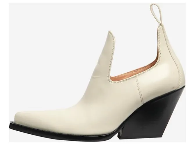 Bottega Veneta Stivaletti off-white - taglia EU 38 Bianco