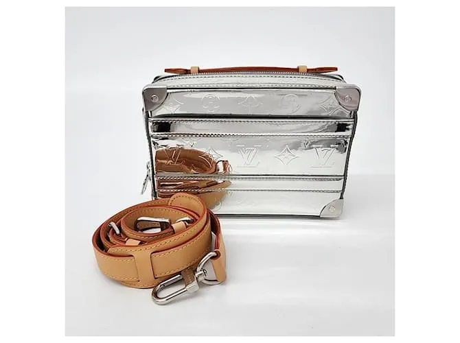 Baule con manico a specchio Monogram Louis Vuitton Marrone