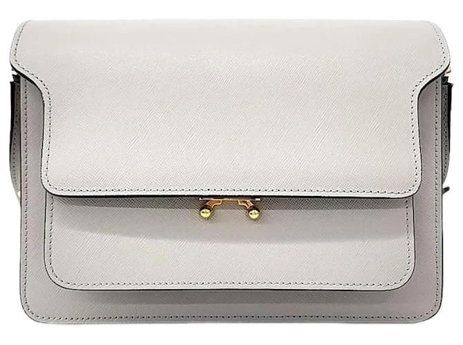 Borsa Trunk Marni Grigio