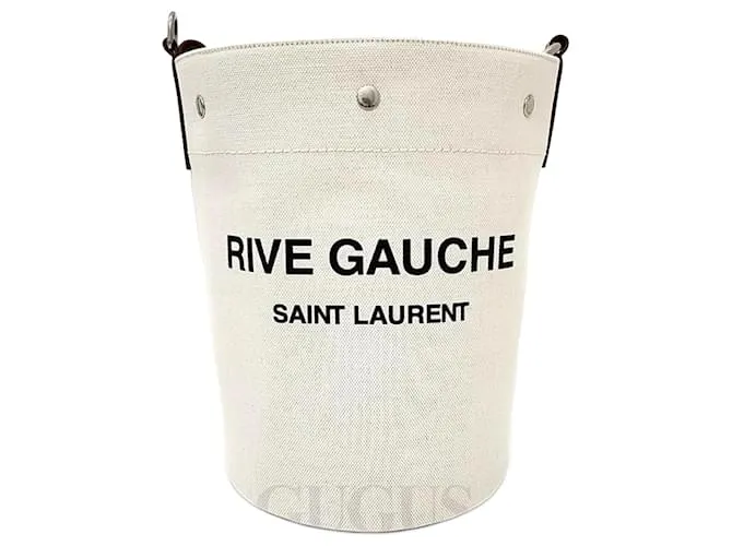 Borsa a secchiello Saint Laurent Rive Gauche Marrone