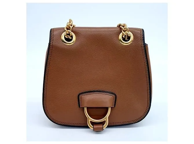 Borsa a Spalla Miu Miu Dahlia Marrone