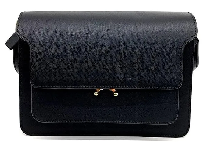 Borsa Trunk Marni Nero