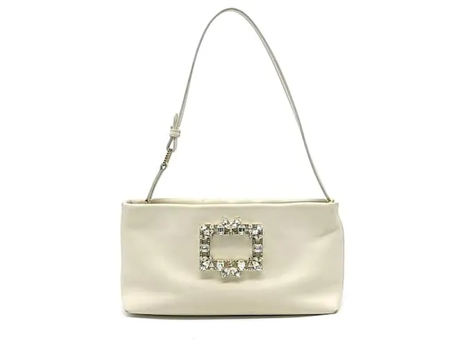 Borsa a Spalla Roger Vivier Bianco