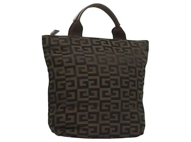 Borsa a mano GIVENCHY in tela nera e argento autentica bs27171 Nero