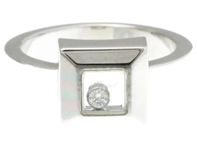 Anello Chopard Happy Diamonds Quadrato 822938 Argento