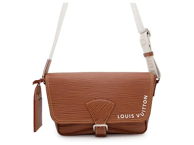 Borsa a Spalla Montsouris XL Epi Louis Vuitton Marrone