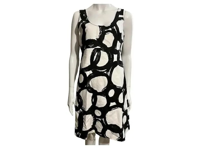 Vera Wang Abito nero e bianco della linea Lavender