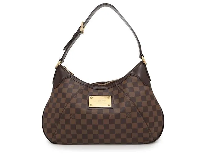 Borsa a Spalla Damier Ebene Louis Vuitton Rosso