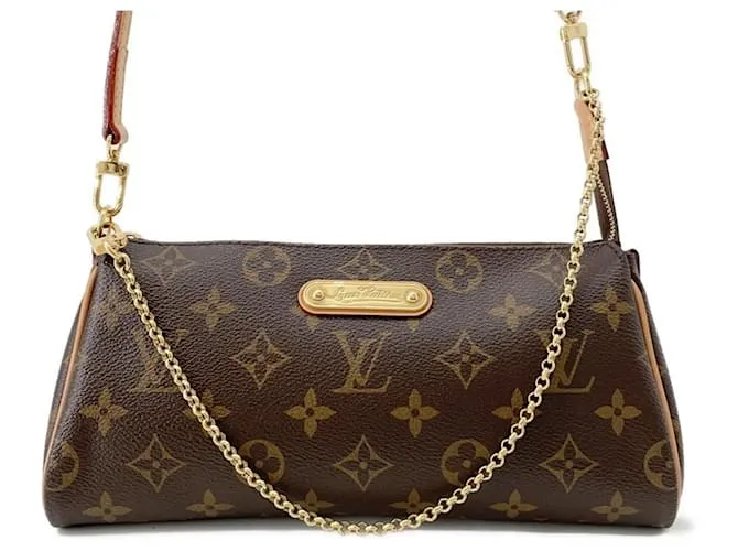 Borsa a Spalla Monogram Eva di Louis Vuitton Marrone