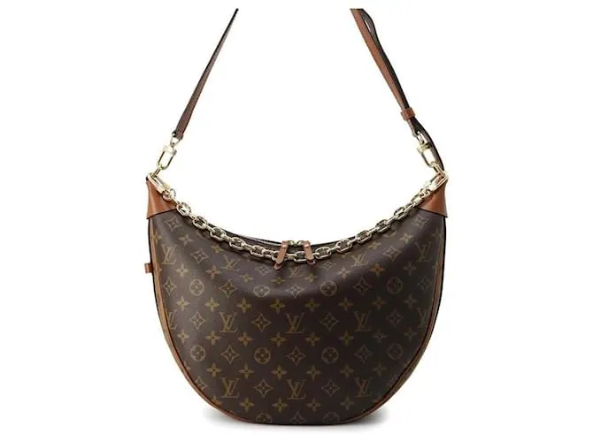 Borsa a Spalla Monogram Reverse Louis Vuitton Marrone