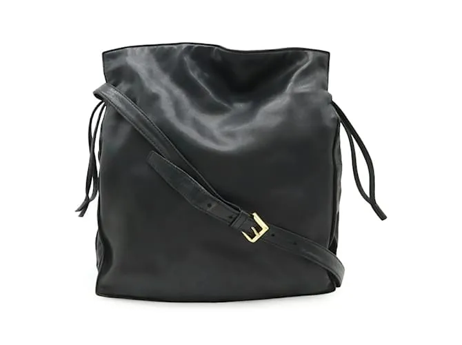 Borsa a Spalla Anagram Flamenco Loewe Nero