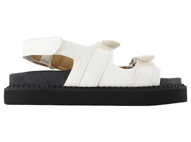 Sandali Madee-Gb - Isabel Marant - Bianco - Pelle