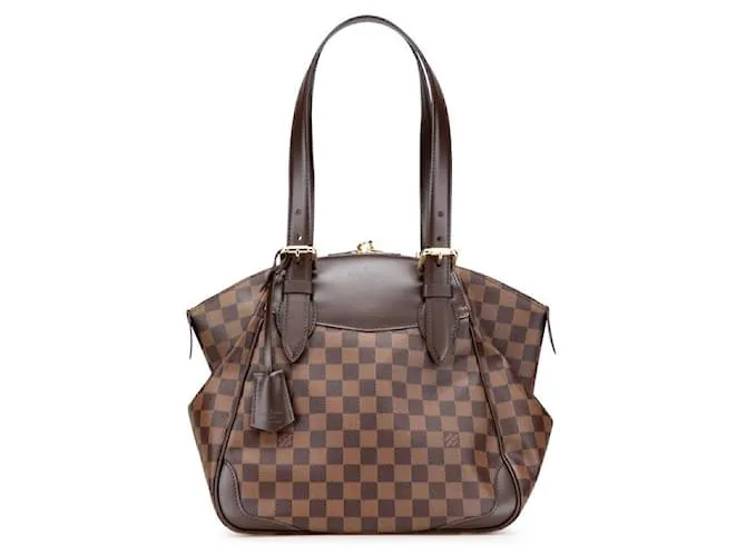 Borsa 2 in 1 Damier Verona MM di Louis Vuitton Metallico Bronzo