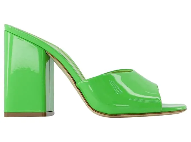 Holly Anja Mules - Paris Texas - Kiwi - Pelle Verde