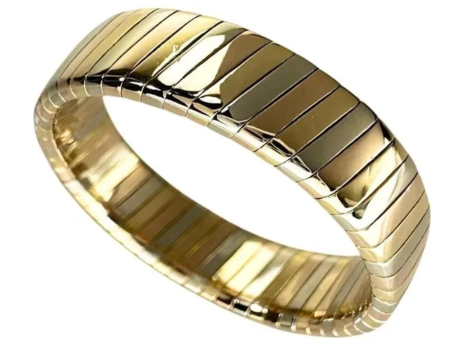 Bulgari Anello BVLGARI Tubogas Au750 Misura 11.5 D'oro Metallico