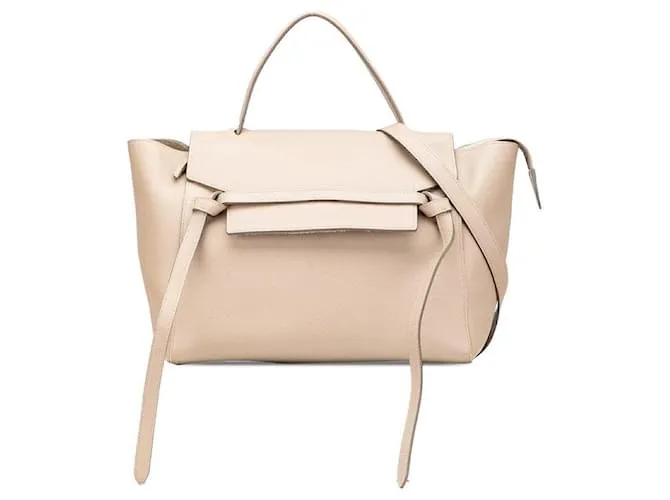 Céline Borsa a cintura in pelle Celine 2 in 1 Marrone Beige