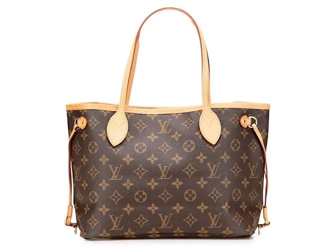 Borsa a mano Monogram Neverfull PM di Louis Vuitton Marrone