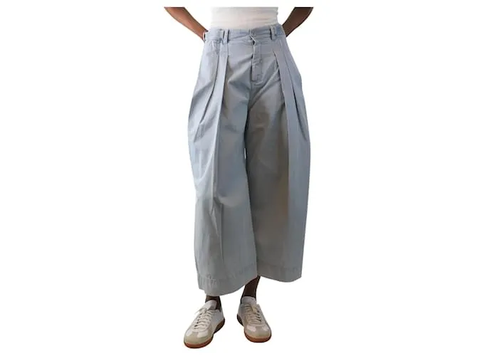 JW Anderson Culotte a palloncino blu baby - taglia UK 6