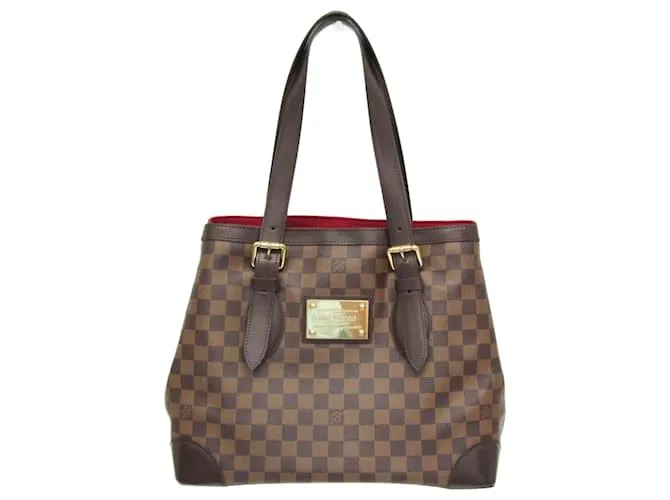 Borsa a Spalla Louis Vuitton Damier Hampstead MM Damier ebene