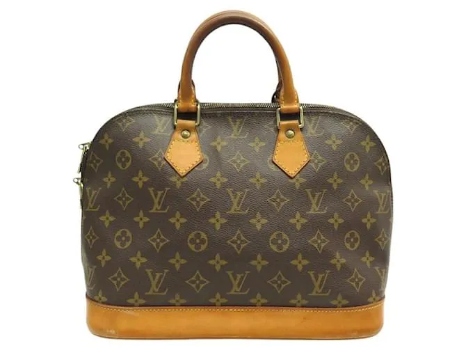 BORSA A MANO VINTAGE LOUIS VUITTON ALMA PM IN CANVAS MONOGRAM M53151 Marrone