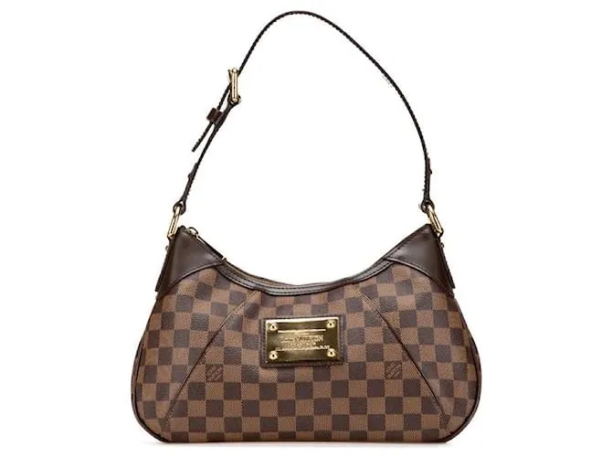 Borsa a Spalla Damier Thames PM Louis Vuitton Metallico Bronzo