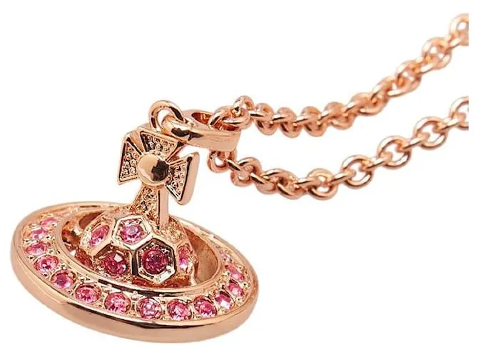 Collana Orb in gradiente di Vivienne Westwood D'oro Metallico