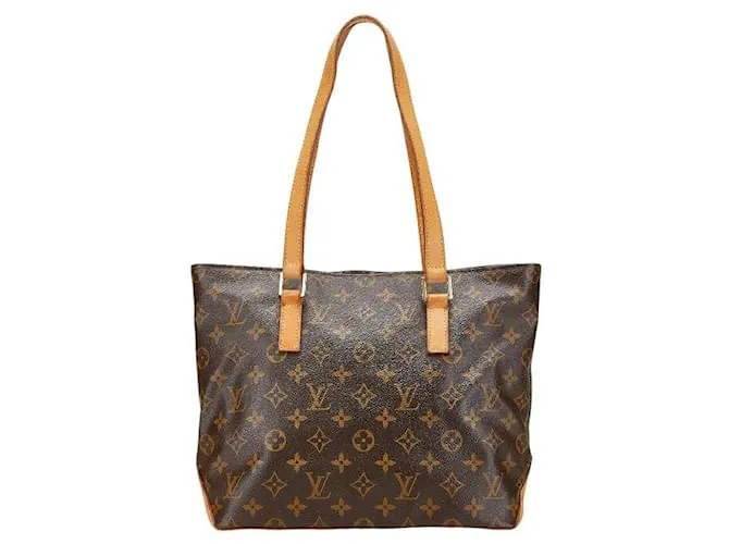 Borsa a mano Monogram Cabas Piano Louis Vuitton Marrone