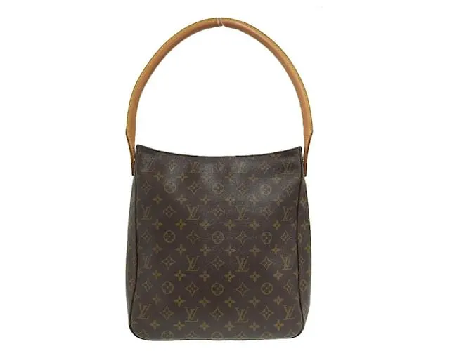 Borsa a Spalla Louis Vuitton Monogram Looping GM M51145 Marrone