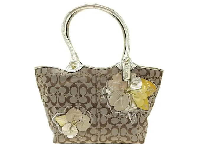 Borsa a mano Signature Coach F16276 Beige