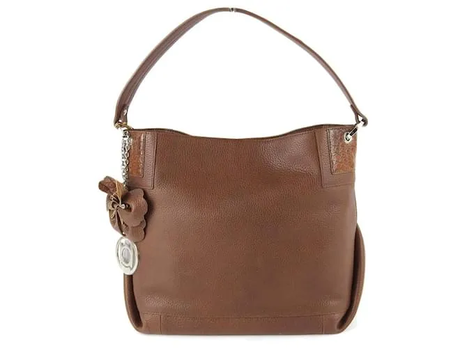 Autre Marque Borsa a spalla in pelle Beaugrand marrone