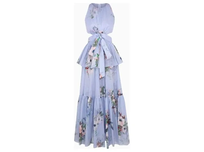 Zimmermann Abito Everley Resort 2025 Blu chiaro