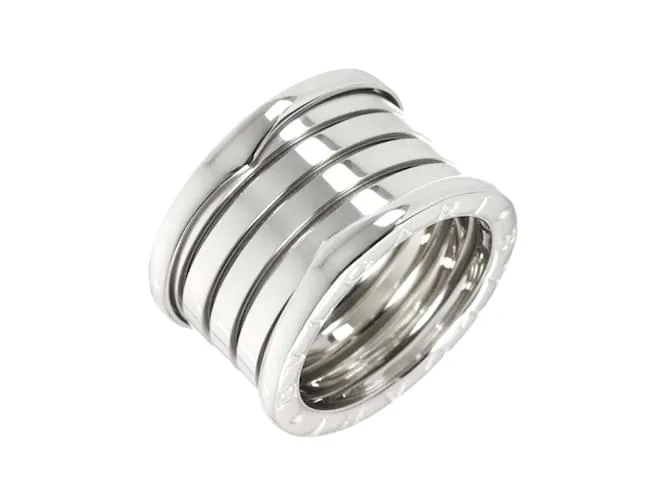 Bulgari Anello B-Zero1 5 Band in oro bianco 18K di Bvlgari