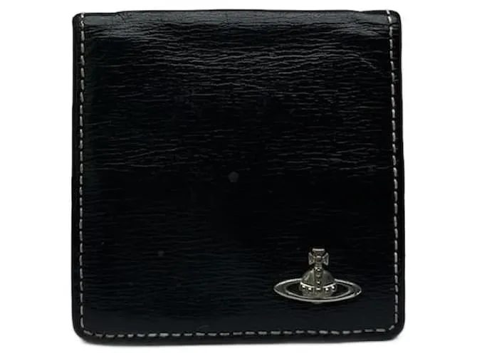 Custodia da club in pelle vintage Vivienne Westwood nera Nero