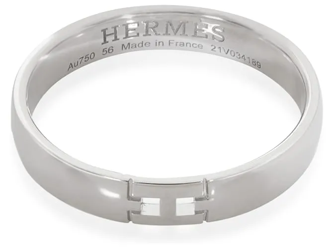 Anello Ever Herakles in oro bianco Hermès
