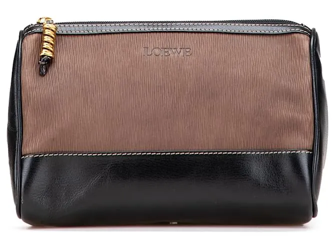 Pochette Velazquez in pelle marrone LOEWE