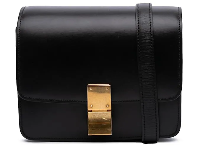 Classic Box Céline Celine Nero Piccolo Pelle di Vitello Scatola Classica