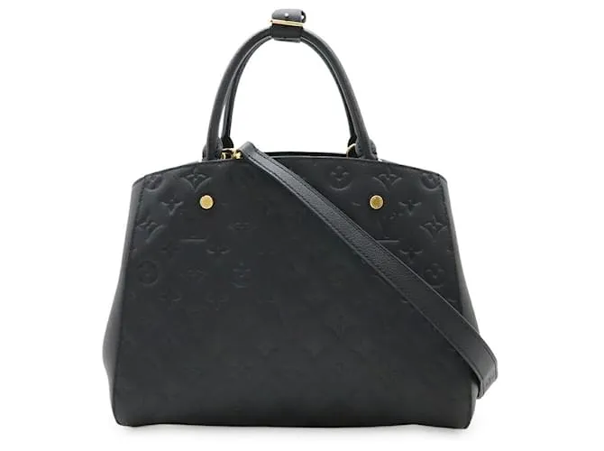 Borsa 2 in 1 Monogram Montaigne di Louis Vuitton Nero