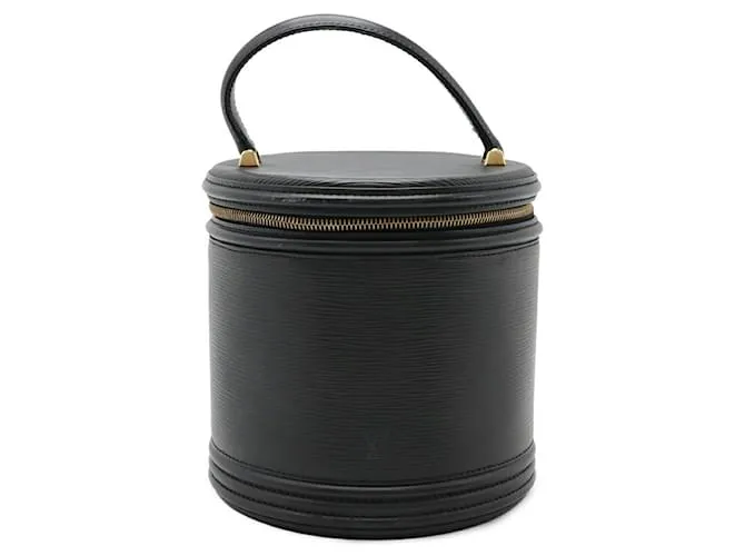 Borsa a mano Louis Vuitton Cannes in pelle Epi Nero