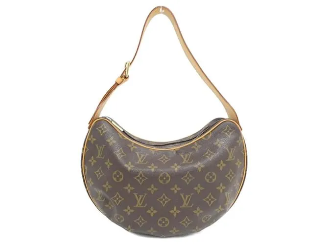 Borsa a Spalla Monogram Croissant Louis Vuitton Marrone