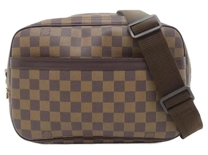 Borsa a Spalla Reporter Damier Louis Vuitton Marrone
