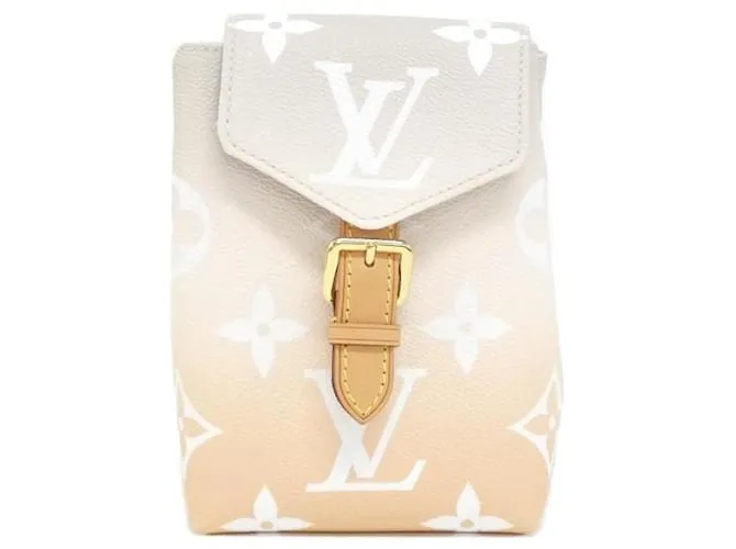 Zaino in tela rivestita Monogram By The Pool di Louis Vuitton Edizione Limitata Grigio